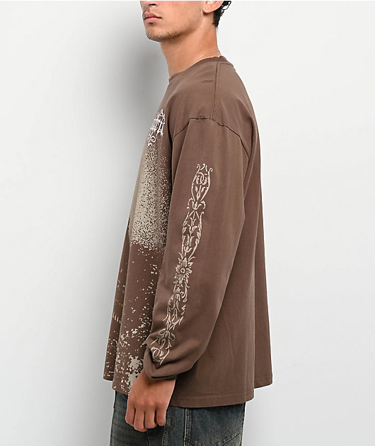 Vitriol Framed Chocolate Long Sleeve T-Shirt