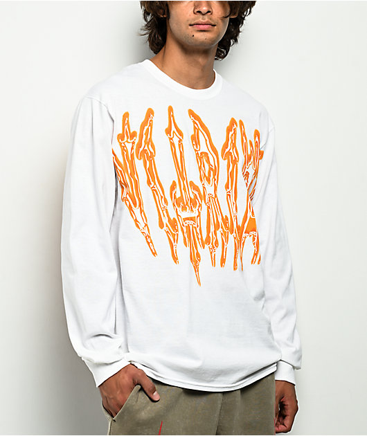 Vitriol Franger White Long Sleeve T-Shirt