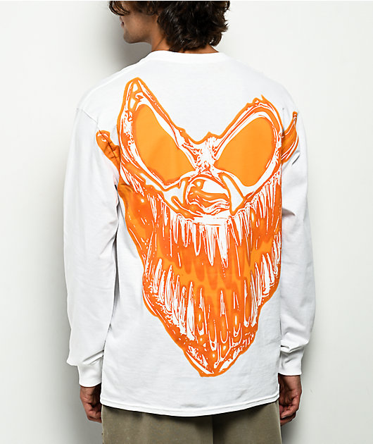 Vitriol Franger White Long Sleeve T-Shirt