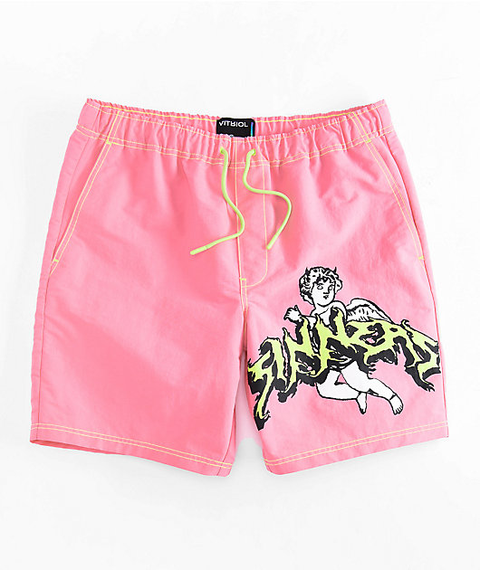 ショートパンツ Vision of Super LOGO CYCLIST BERMUDA (VSD00210SL_PINK) Shorts & Pants | 7mesh