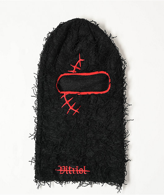 Vitriol Fuzzy Black Balaclava