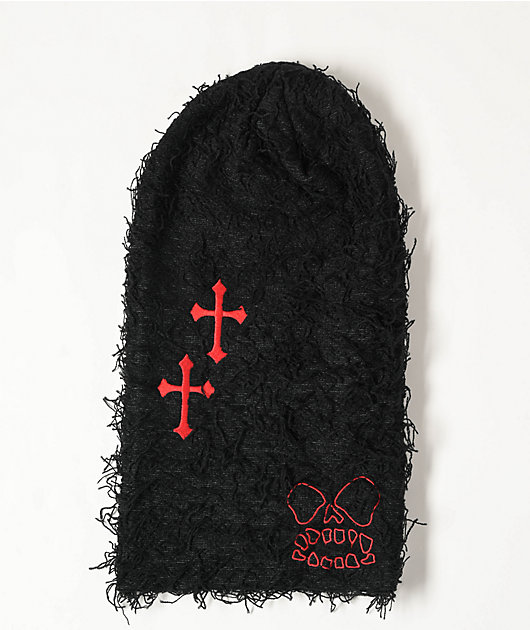 Vitriol Fuzzy Black Balaclava | Zumiez