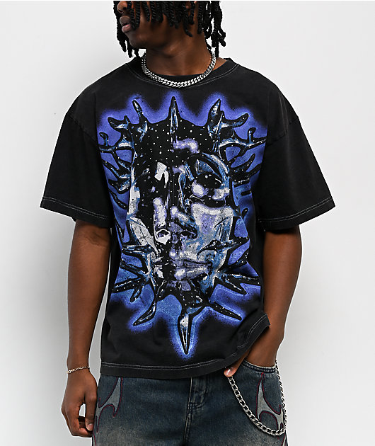 neriame 檳榔 GAME SHIRT Vitriol Game Over Black Wash T-Shirt | Zumiez