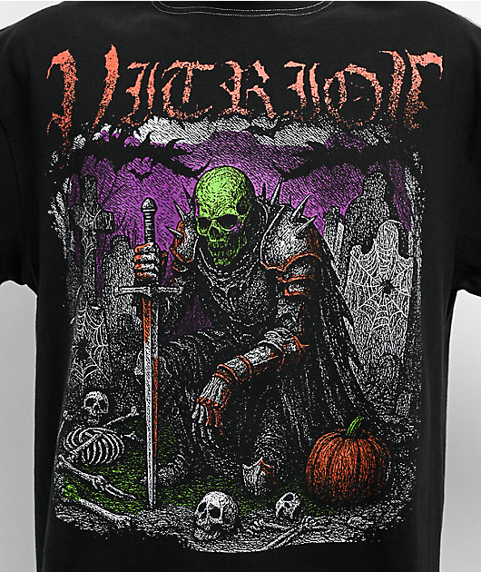 Vitriol Ghoulish Creatures Black Boxy T-Shirt