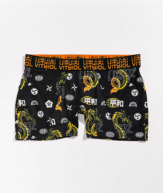 Vitriol Gilly Dragons Boyshort Underwear