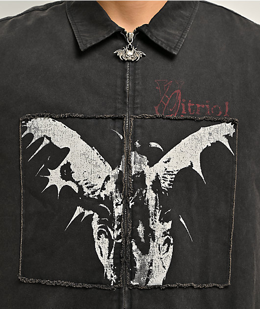 Vitriol Guardian Black Long Sleeve Work Shirt