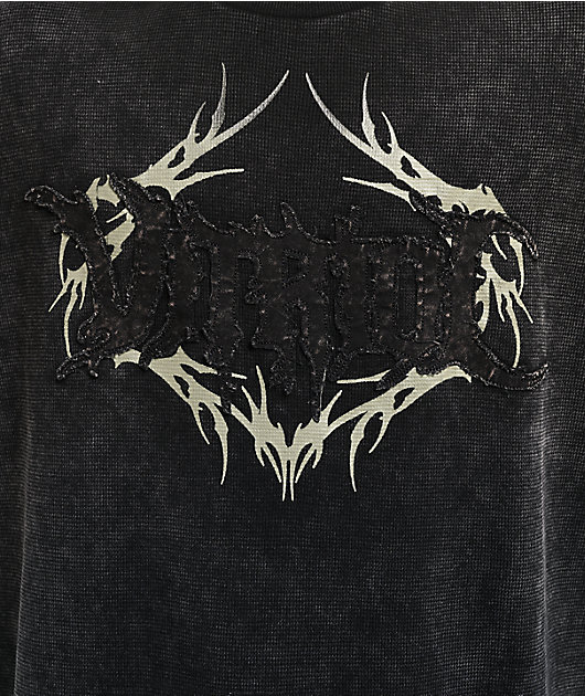 Vitriol Hacksaw Vintage Black Thermal T-Shirt