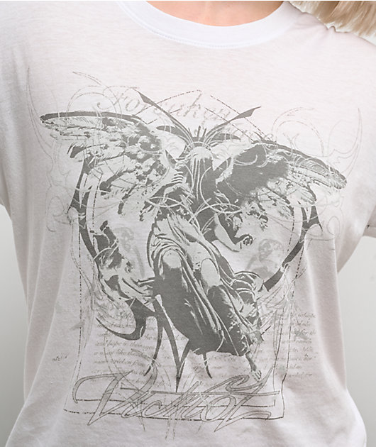 Vitriol Harlow White Long Sleeve T-Shirt