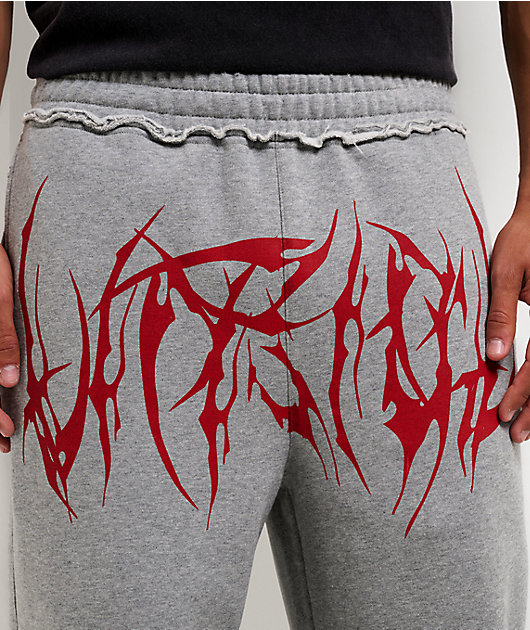 Vitriol Harrow Haunt Grey Baggy Sweatpants