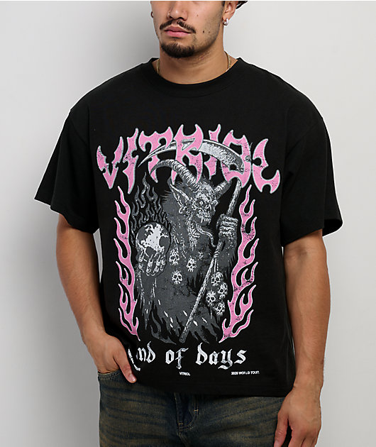 Vitriol Heavy Metal Tour Black T-Shirt