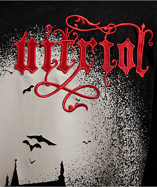 Vitriol Holy Ghost Black Wash Boxy T-Shirt | Zumiez