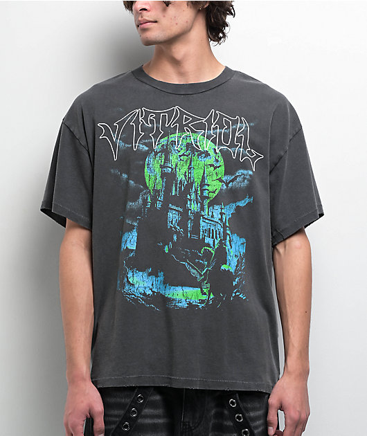 Vitriol Horror Charcoal Wash T-Shirt | Zumiez
