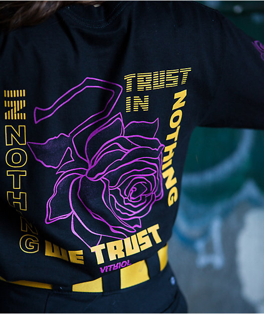 Vitriol In Nothing We Trust Black Long Sleeve T-Shirt