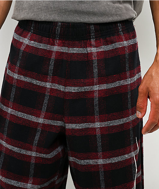 Vitriol Jagged Black Plaid Lounge Pants