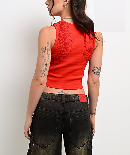Vitriol Kassie Red Tank Top