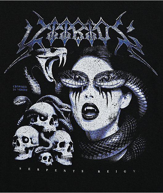 Vitriol Kids' Serpents Reign Black T-Shirt