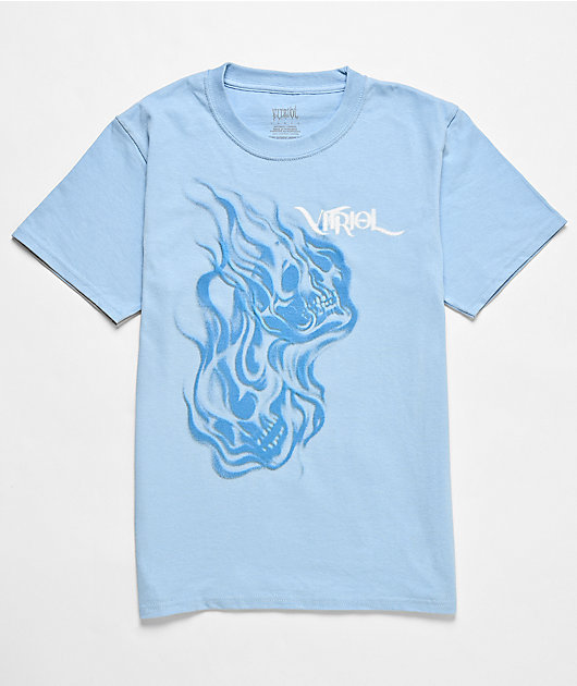 Vitriol Kids Smoky And Ethereal Light Blue T-Shirt