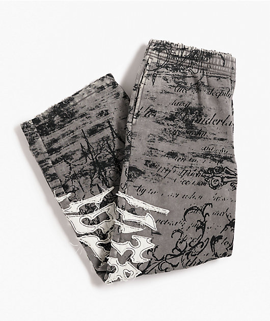 Vitriol Kids Void Scrolls Grey Sweatpants