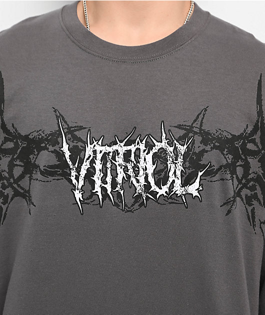 Vitriol Layered AF II Charcoal Long Sleeve T-Shirt | Zumiez