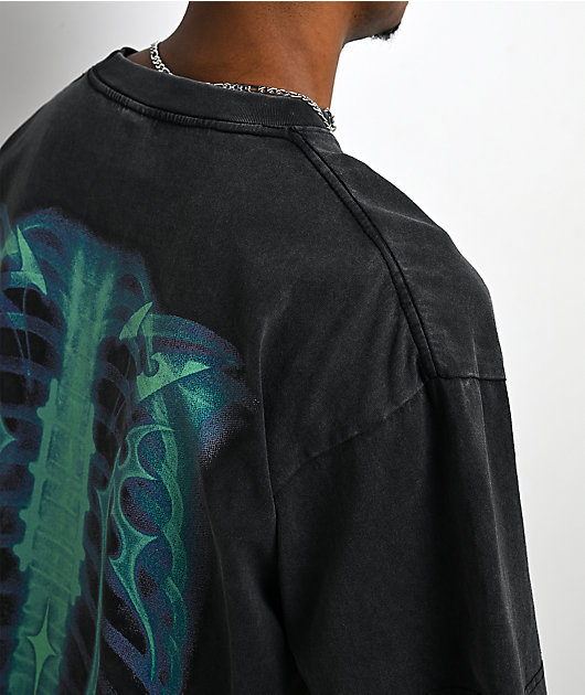 Vitriol Lead Vest Black Wash Boxy T-Shirt