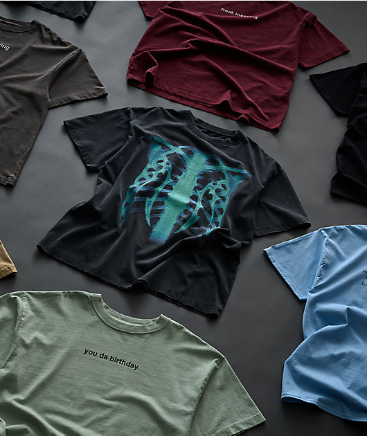 Vitriol Lead Vest Black Wash Boxy T-Shirt