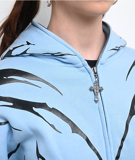 Vitriol Lenexa Blue Body Bag Zip Hoodie | Zumiez