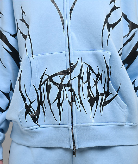 Vitriol Lenexa Blue Body Bag Zip Hoodie | Zumiez