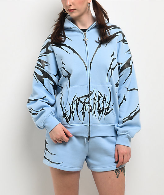 Vitriol Lenexa Blue Body Bag Zip Hoodie | Zumiez