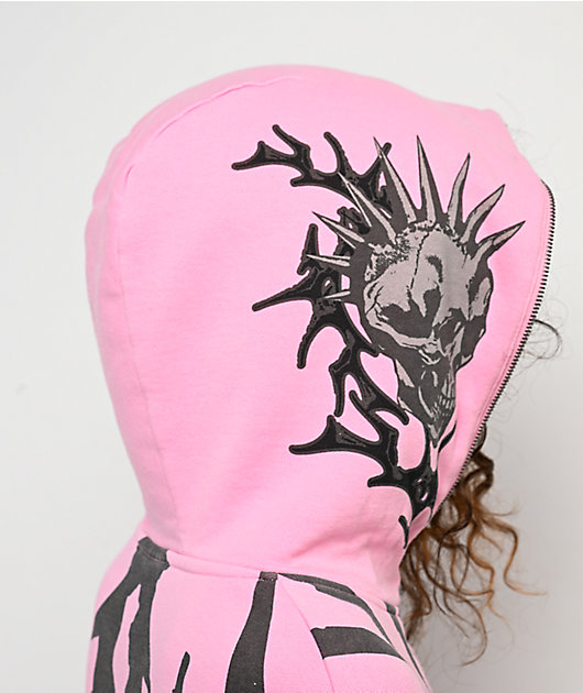 Vitriol Lenexa Pink Zip Hoodie | Zumiez