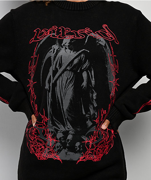Vitriol Lennox Black Oversized Sweater