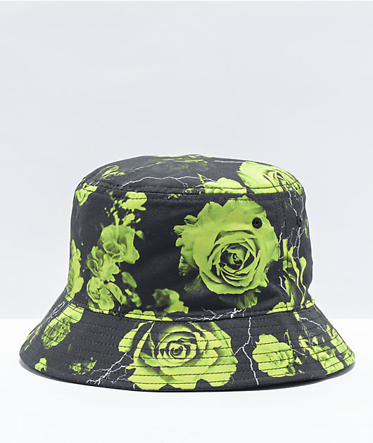 Vitriol Lightning Rose Black Bucket Hat