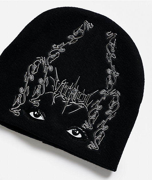 Vitriol Liquid Vision Black Skully Beanie