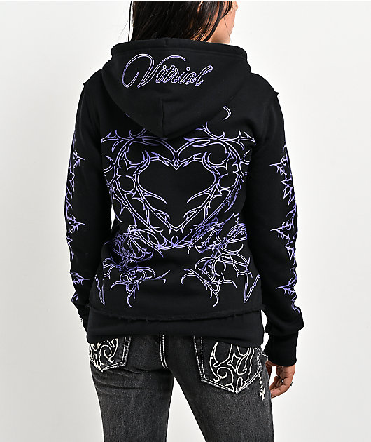 Vitriol Logan Black Zip Hoodie