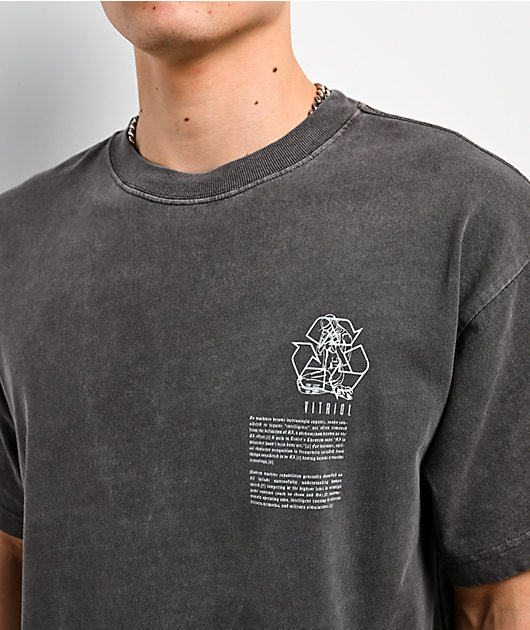 Vitriol Machines Vintage Grey T-Shirt