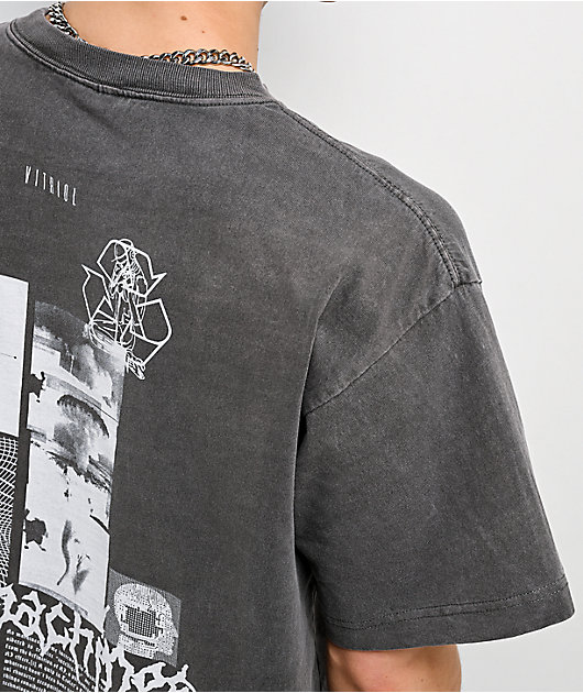 Vitriol Machines Vintage Grey T-Shirt