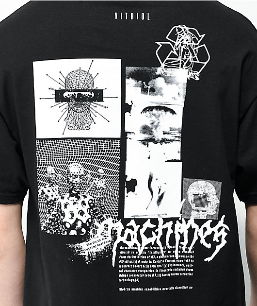 Vitriol Machines camiseta negra