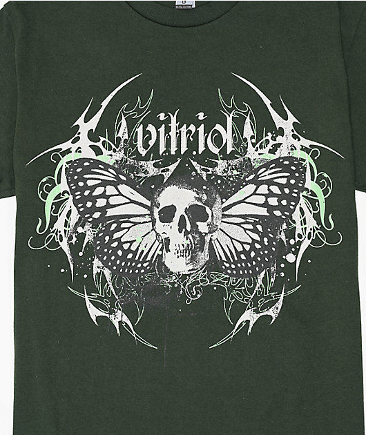 Vitriol MaxSkull Green T-Shirt