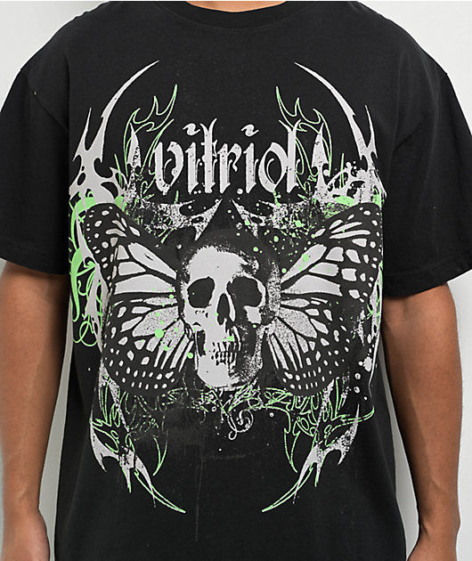 Vitriol Maximal Skull Black T-Shirt | Zumiez