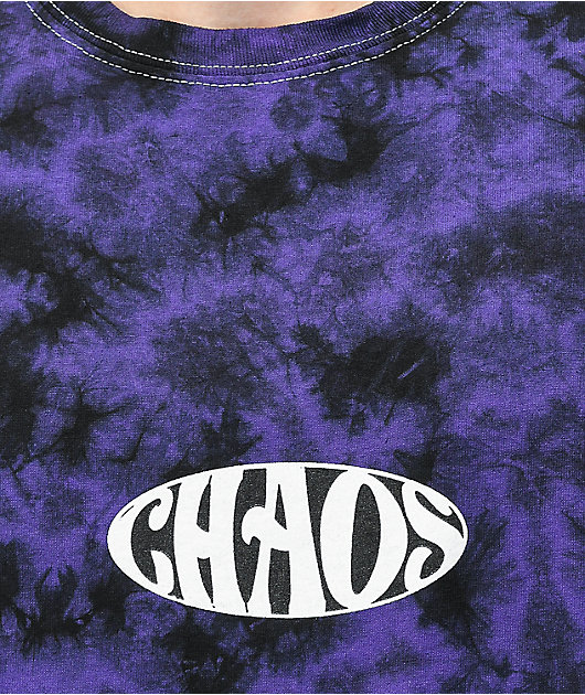 Vitriol Mayhem Black & Purple Tie Dye T-Shirt