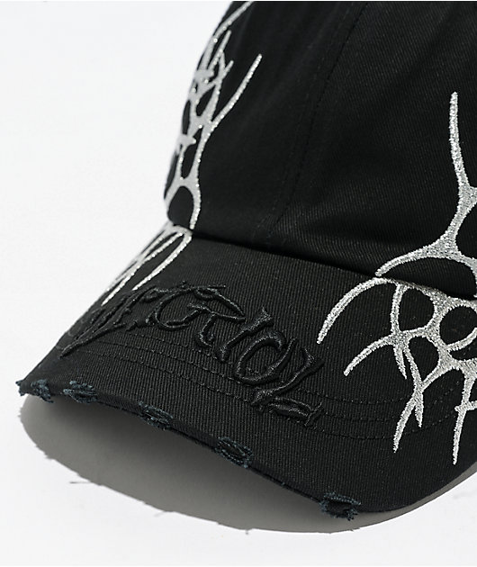 Vitriol Metal Dove Black Strapback Hat | Zumiez