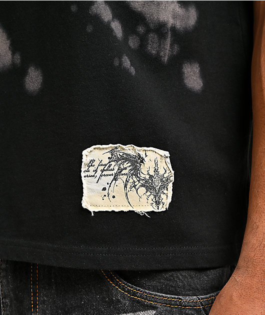 Vitriol Nail Head Black Bleach T-Shirt