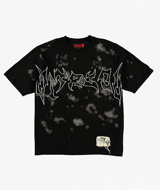 Vitriol Nail Head Black Bleach T-Shirt