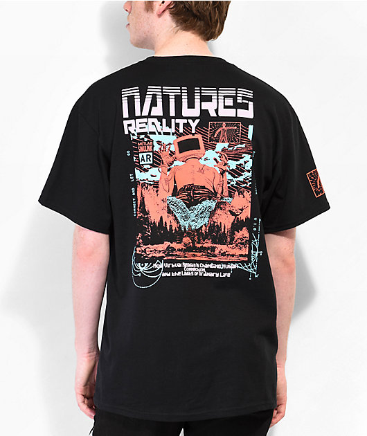 Vitriol Natures Reality Black T-Shirt