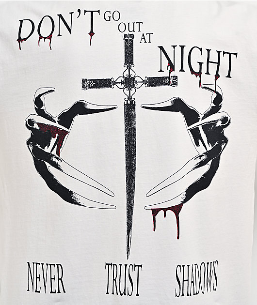 Vitriol Never Trust Shadows White T-Shirt