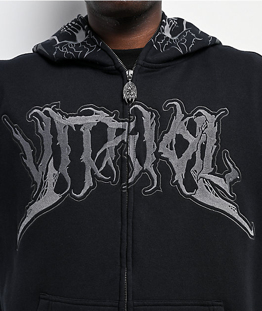 Vitriol Rage Cage Black Zip Hoodie | Zumiez