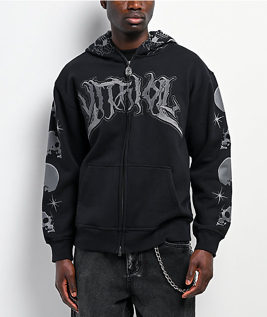 Vitriol Rage Cage Black Zip Hoodie | Zumiez