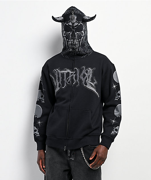 Vitriol Rage Cage Black Zip Hoodie | Zumiez