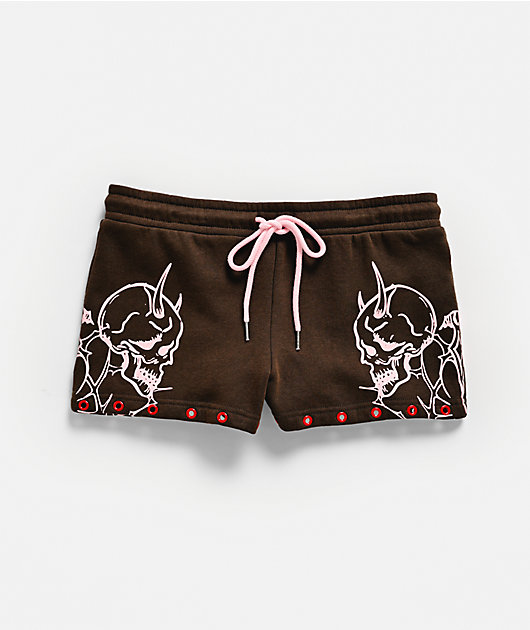 Vitriol Raya Brown Micro Shorts