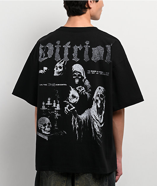 T-shirt Standard The Black / T-Shirt perverze トップス - Thuis ben ik Lieverd – Black トップス