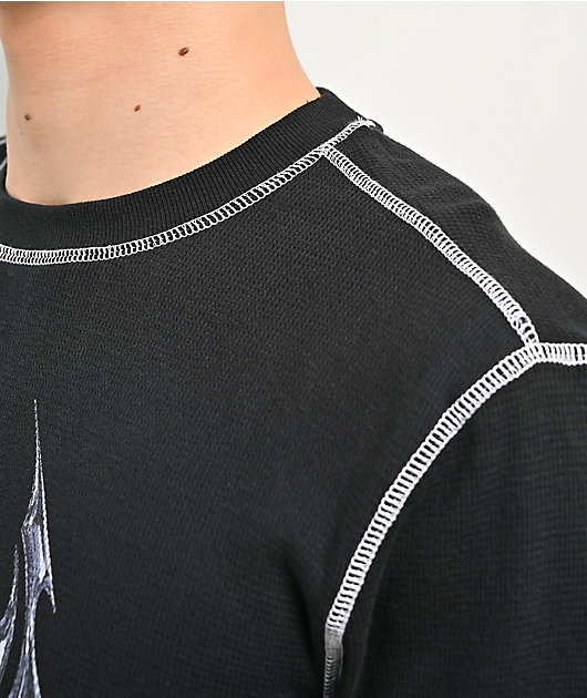 Vitriol Rebuff Black Thermal Long Sleeve T-Shirt